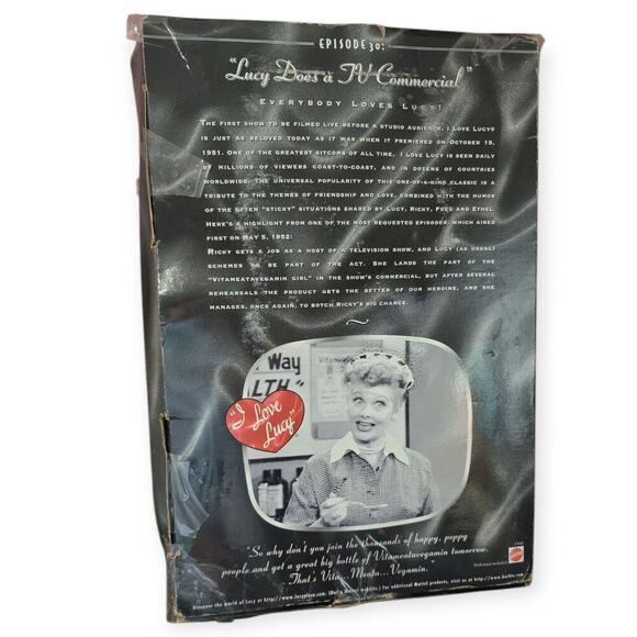 1997 I Love Lucy Barbie Doll Lucille Ball Lucy Does a Commercial Spoon Bottle - Picture 4 of 6